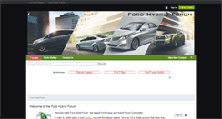 Desktop Screenshot of fordhybridforum.com